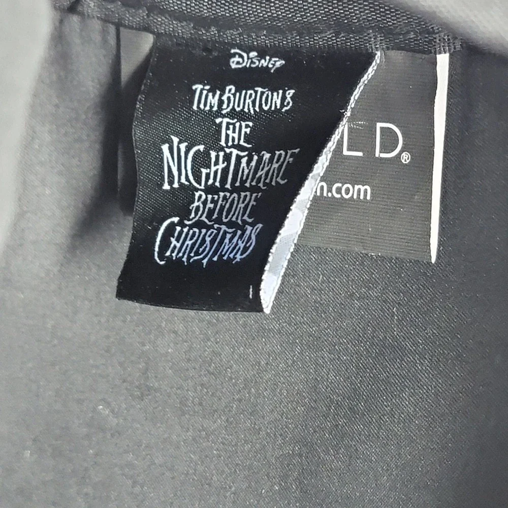 Bioworld Disney Jack‎ Skellington Mini Backpack Glitter Black Nightmare New